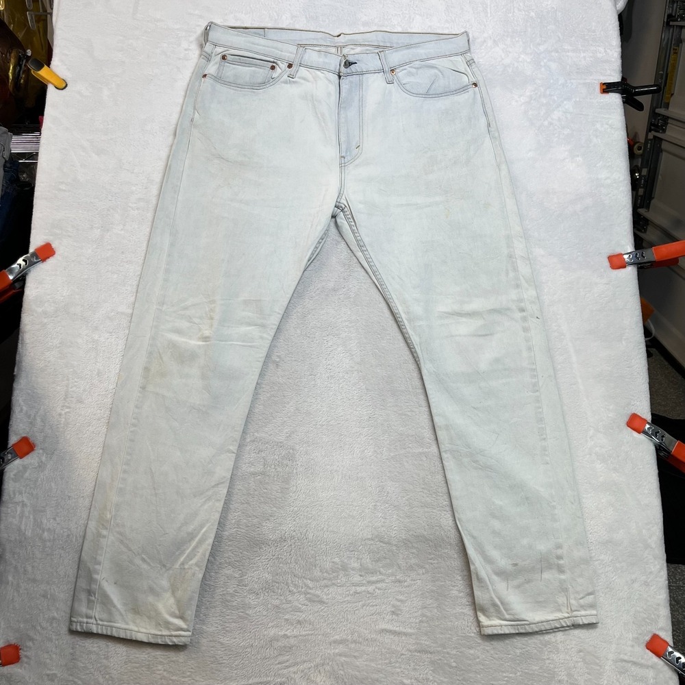 Levi's 510 Jeans Men's Light Wash Denim Stretch Slim Straight Zip Fly - 39x31